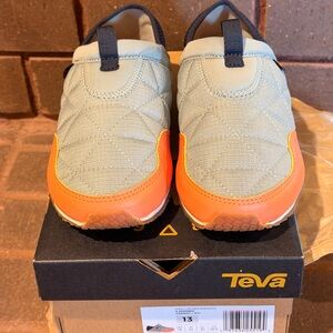 Teva Kids Ember Moc Slip-On Shoes | Size 13 | NWT | Gray/Orange